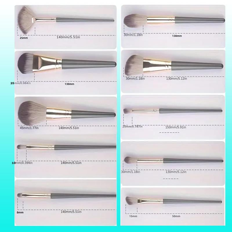 Make up Brushes Set,Contour Blush Concealer Eye Shadow Blending Liner Make up Brush Kit Professional Makeup Brushes for Travel, Trending Products, Foundation Products,Women'S Gift