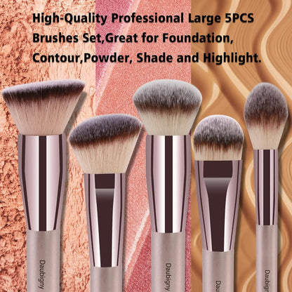 Juego De Brochas De Maquillaje 16 Piezas Juego Completo De Brochas De Maquillaje