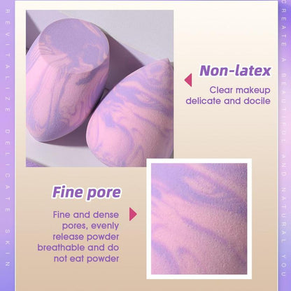 Makeup Sponge & Puff Beauty Blender Set, 9 Counts/Set Versatile Powder Puffs & Beauty Blenders, Face Beauty Makeup Cosmetic Tool, Christmas Gift