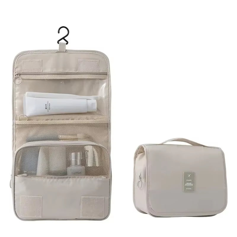 Capacity Dry Wet Separation Handheld Storage Bag Washable Bag Large Travel Multi Functional Hanging Makeup Bag with Hanging