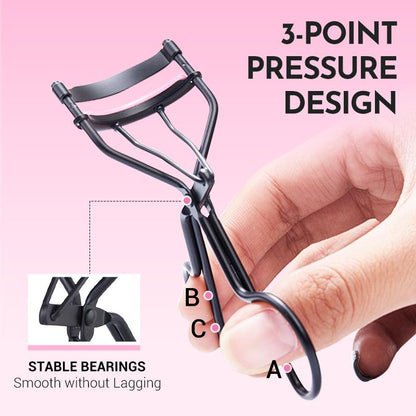 PVVPVV Eyelash Curler Get Salon-Perfect Lashes at Home Lift, Curl Define in Seconds. Long-Lasting Hold, Comfortable Grip, Fits All Eye Shapes. Doe Eye Curlers Tiktok'S Favorite Eyelash Curlers