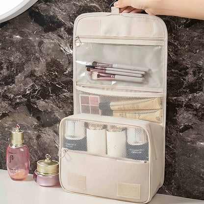 Capacity Dry Wet Separation Handheld Storage Bag Washable Bag Large Travel Multi Functional Hanging Makeup Bag with Hanging