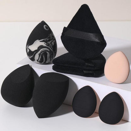 Makeup Sponge & Puff Beauty Blender Set, 9 Counts/Set Versatile Powder Puffs & Beauty Blenders, Face Beauty Makeup Cosmetic Tool, Christmas Gift