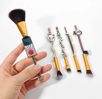 Demon Slayer Cosmetic Brush Set - Designed Make up Brushes