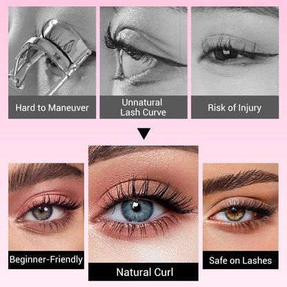 PVVPVV Eyelash Curler Get Salon-Perfect Lashes at Home Lift, Curl Define in Seconds. Long-Lasting Hold, Comfortable Grip, Fits All Eye Shapes. Doe Eye Curlers Tiktok'S Favorite Eyelash Curlers
