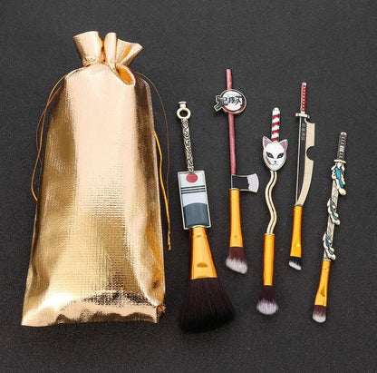 Demon Slayer Cosmetic Brush Set - Designed Make up Brushes